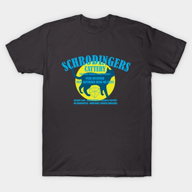 Schrodingers Cattery T-Shirt by Siegeworks